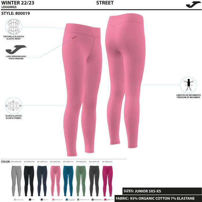 hr Joma duge tajice girl street ružičasta 6FVN2721