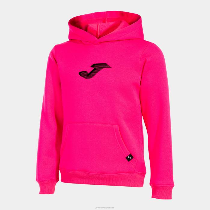 hr Joma pulover s kapuljačom djevojka lav fluorescentno ružičasta 6FVN4091