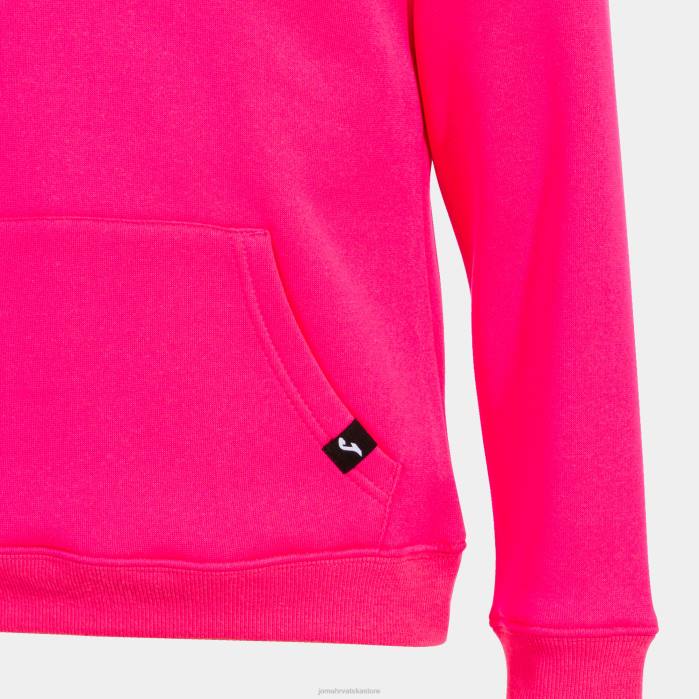 hr Joma pulover s kapuljačom djevojka lav fluorescentno ružičasta 6FVN4091