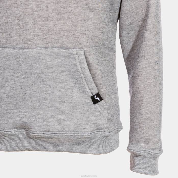 hr Joma pulover s kapuljačom djevojka lav melange siva 6FVN2745