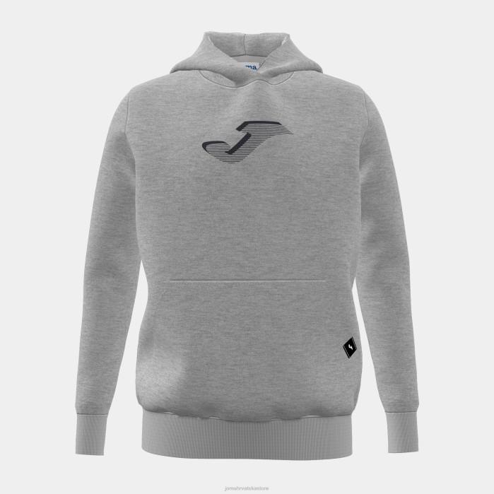 hr Joma pulover s kapuljačom junior gama melange siva 6FVN2703