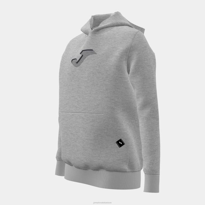 hr Joma pulover s kapuljačom junior gama melange siva 6FVN2703