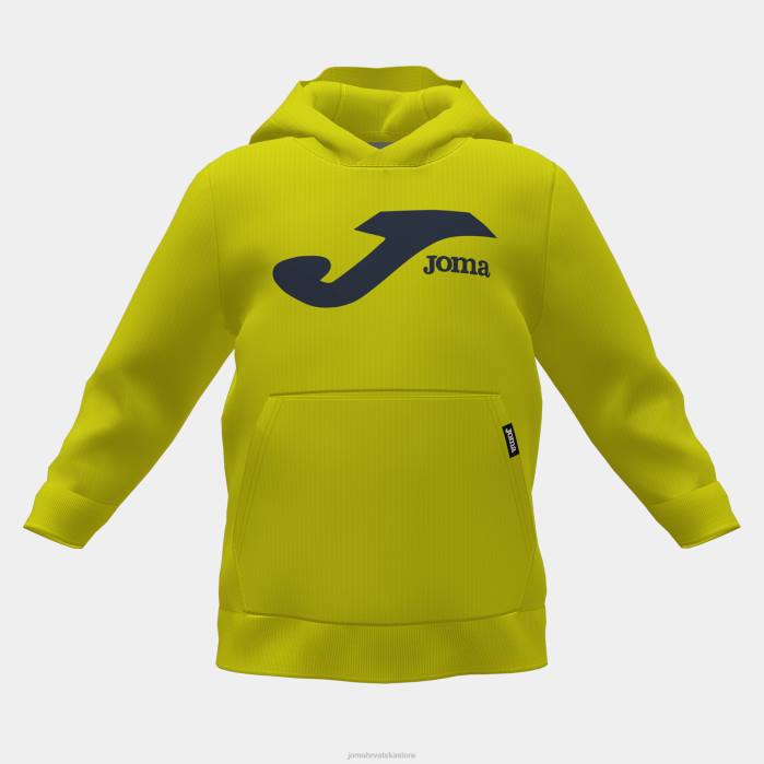 hr Joma pulover s kapuljačom junior lion vapno 6FVN2784