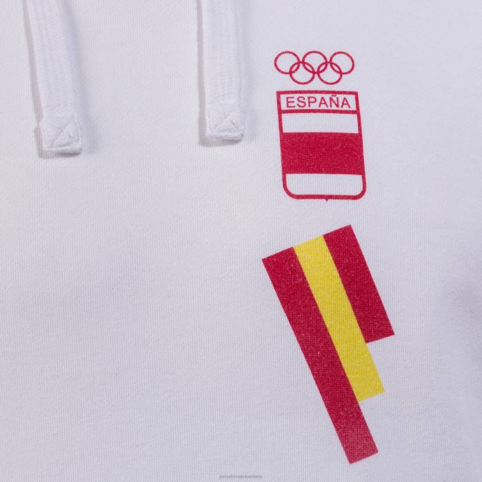 hr Joma pulover s kapuljačom slobodno vrijeme Španjolski olimpijski odbor bijela 6FVN4295