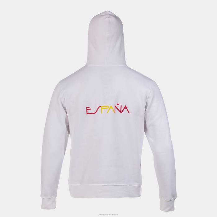 hr Joma pulover s kapuljačom slobodno vrijeme Španjolski olimpijski odbor bijela 6FVN4295