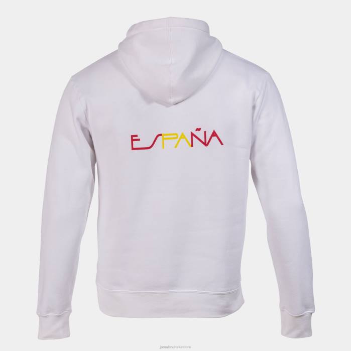 hr Joma pulover s kapuljačom slobodno vrijeme Španjolski olimpijski odbor bijela 6FVN4295