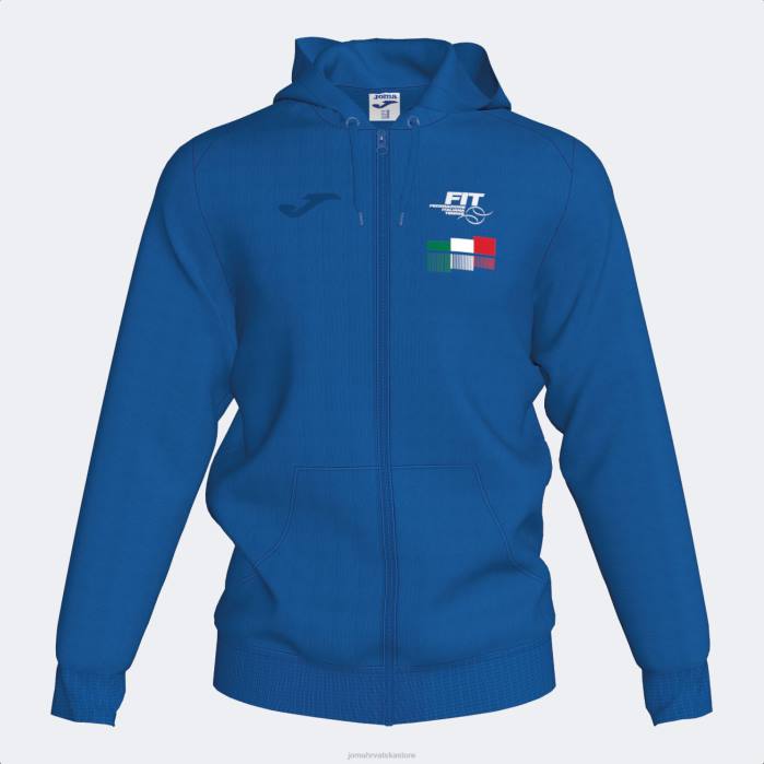 hr Joma jakna s kapuljačom Talijanski teniski savez kraljevski plava 6FVN609