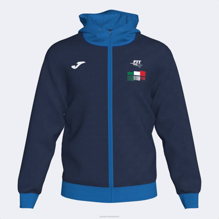 hr Joma jakna s kapuljačom Talijanski teniski savez mornarsko plava 6FVN3456