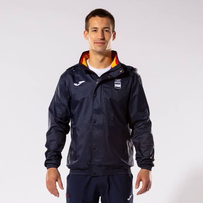 hr Joma kišna jakna dokolica Španjolski olimpijski odbor mornarsko plava 6FVN1426