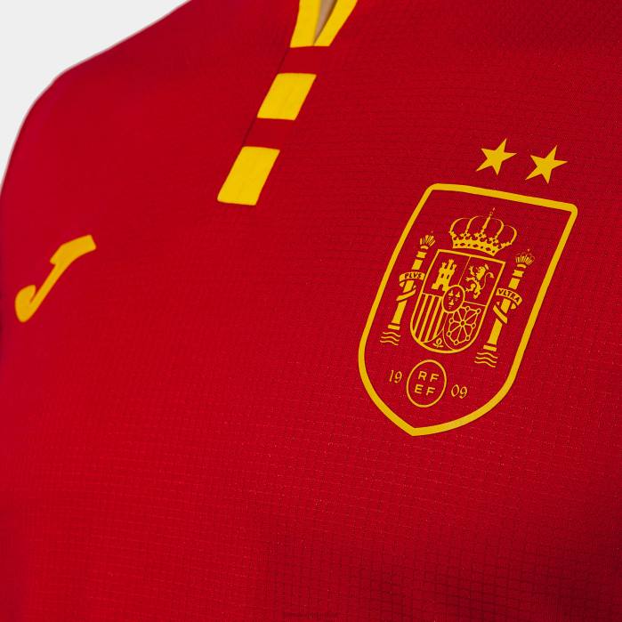 hr Joma majica kratki rukav 1. jednoobrazna španjolska futsal selekcija Crvena 6FVN3249