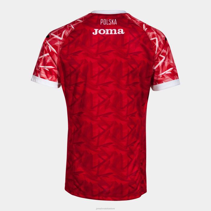 hr Joma majica kratki rukav 1. uniforma poljskog rukometnog saveza crveno bijelo 6FVN4470