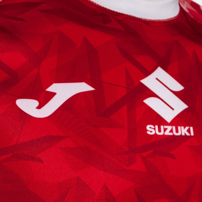 hr Joma majica kratki rukav 1. uniforma poljskog rukometnog saveza crveno bijelo 6FVN4470