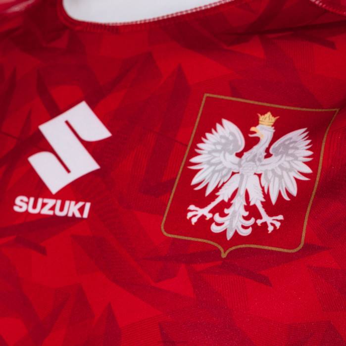 hr Joma majica kratki rukav 1. uniforma poljskog rukometnog saveza crveno bijelo 6FVN4470
