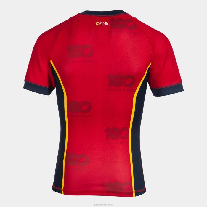 hr Joma majica kratkih rukava 1. uniforma španjolskog ragbi saveza Crvena 6FVN1034