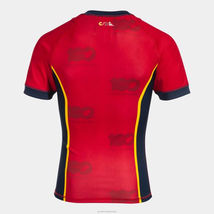 hr Joma majica kratkih rukava 1. uniforma španjolskog ragbi saveza Crvena 6FVN4585