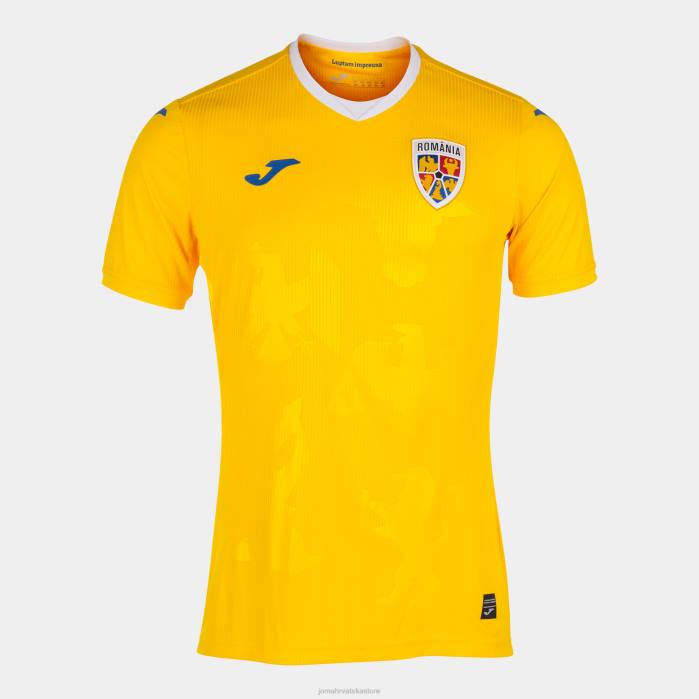 hr Joma majica kratkih rukava 1. uniforma rumunjskog nogometnog saveza žuta boja 6FVN365