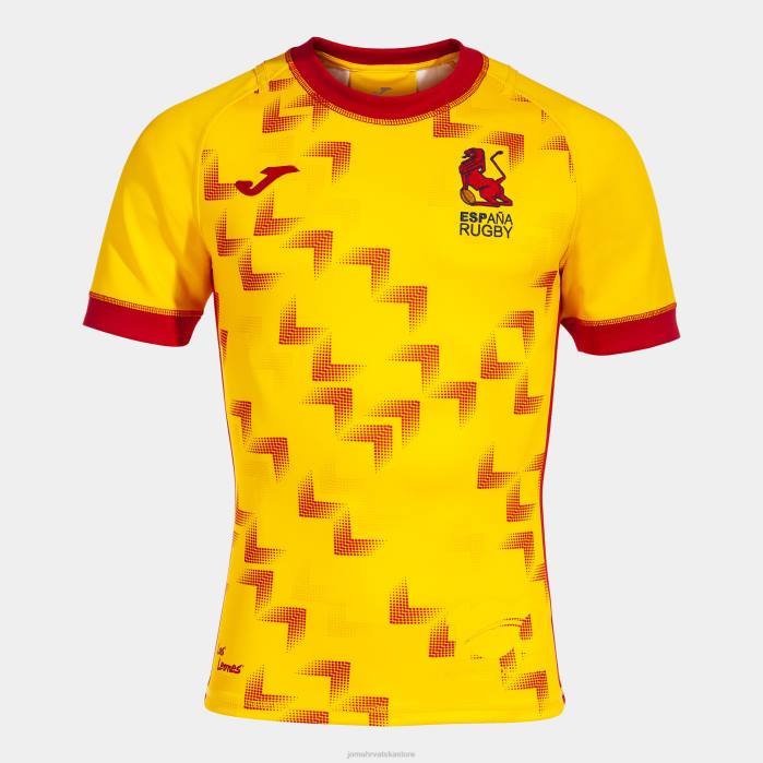 hr Joma majica kratkih rukava 2. uniforma španjolskog ragbi saveza žuta boja 6FVN2972