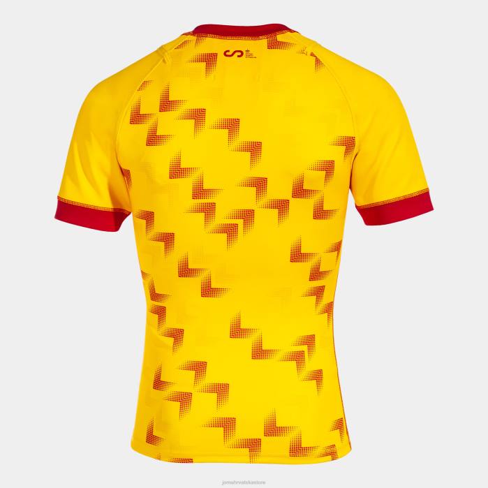hr Joma majica kratkih rukava 2. uniforma španjolskog ragbi saveza žuta boja 6FVN2972