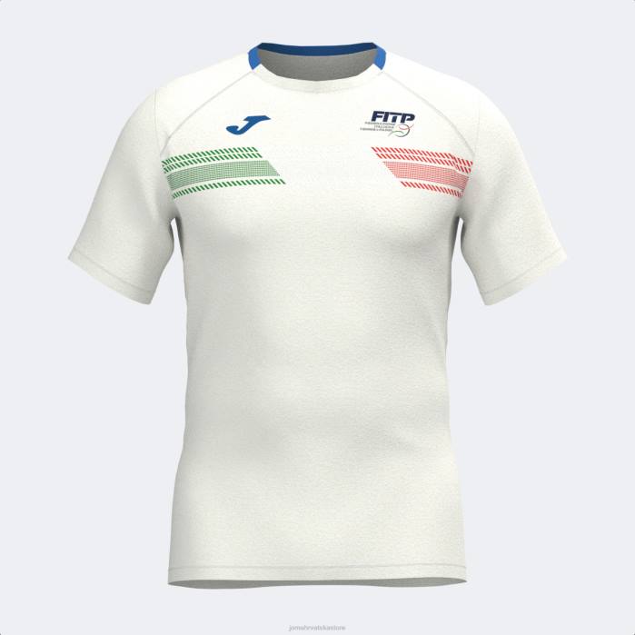 hr Joma majica kratkih rukava talijanski teniski i padel savez bijela 6FVN4322