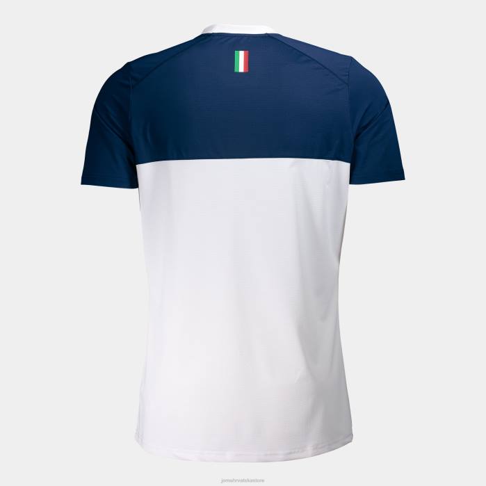 hr Joma majica kratkih rukava talijanski teniski i padel savez tamnoplava bijela 6FVN157
