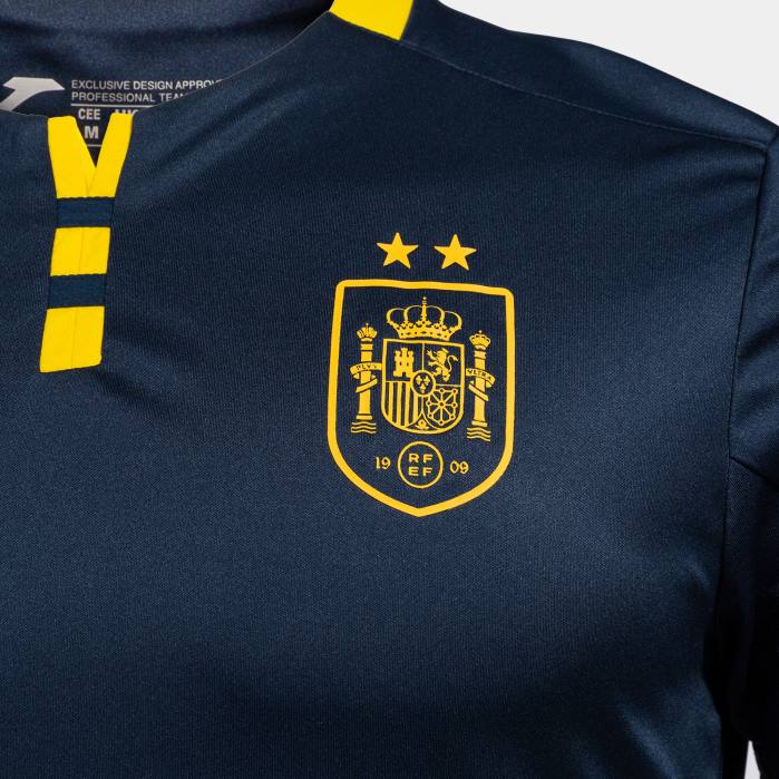 hr Joma majica kratkih rukava vratar španjolski futsal izbor mornarsko plava 6FVN4297