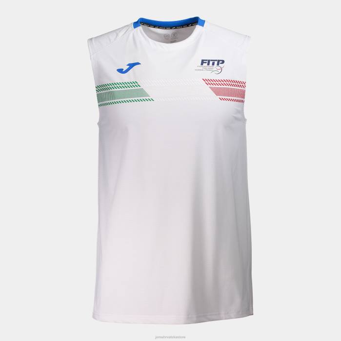 hr Joma majica bez rukava talijanski teniski i padel savez bijela 6FVN4700