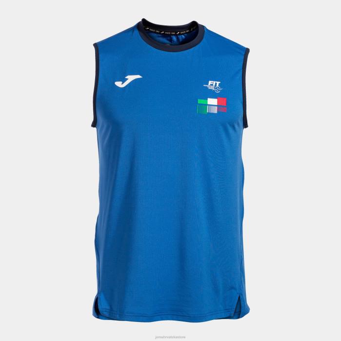 hr Joma majica bez rukava talijanski teniski savez kraljevski plava 6FVN3462