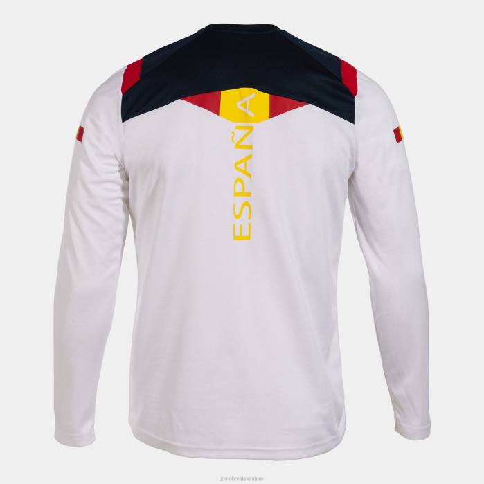 hr Joma polo majica dugih rukava Španjolski olimpijski odbor bijela 6FVN3246