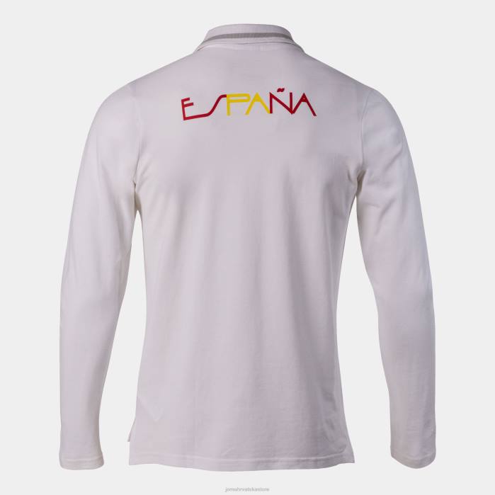 hr Joma polo majica dugih rukava slobodno vrijeme Španjolski olimpijski odbor bijela siva 6FVN1398