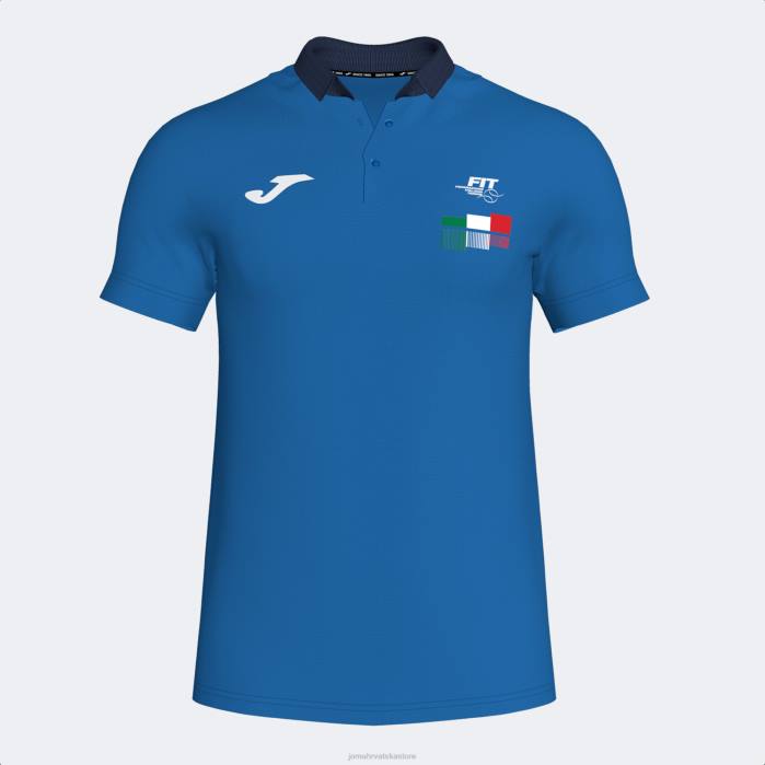 hr Joma polo majica kratkih rukava Talijanski teniski savez kraljevski plava 6FVN611