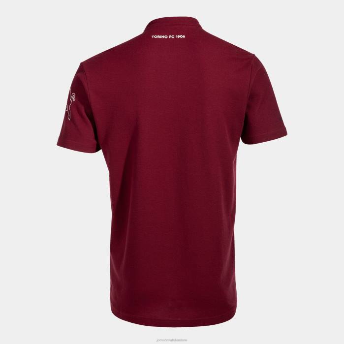 hr Joma polo majica kratkih rukava slobodno vrijeme torino 22/23 tamnocrvena 6FVN3499