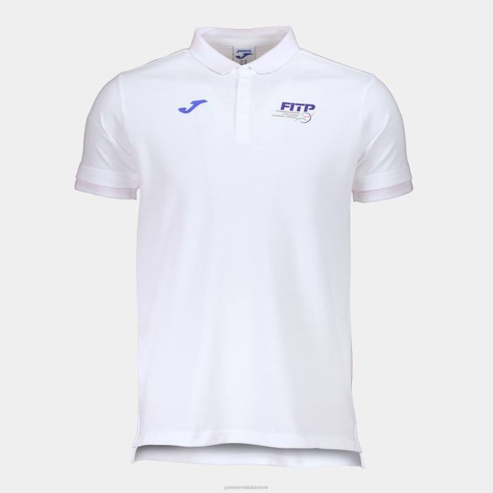 hr Joma polo majica kratkih rukava talijanska teniska i padel federacija bijela 6FVN84