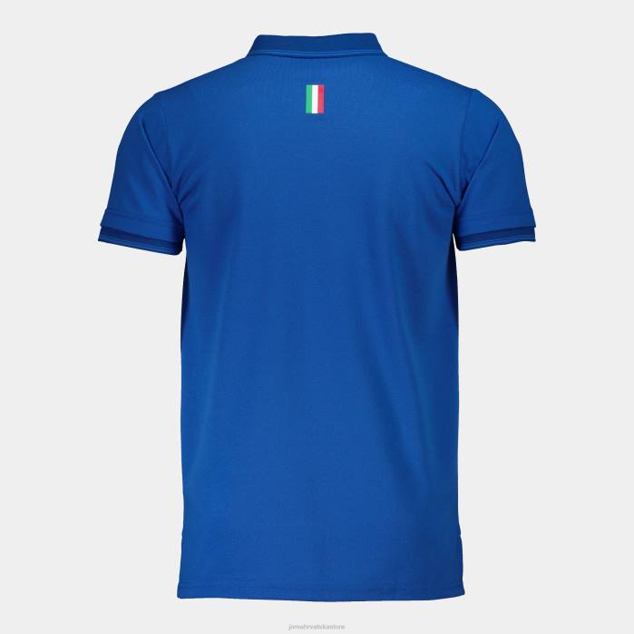 hr Joma polo majica kratkih rukava talijanska teniska i padel federacija kraljevski plava 6FVN398