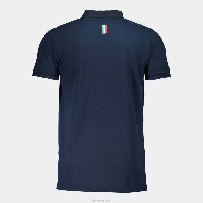 hr Joma polo majica kratkih rukava talijanska teniska i padel federacija mornarsko plava 6FVN3265