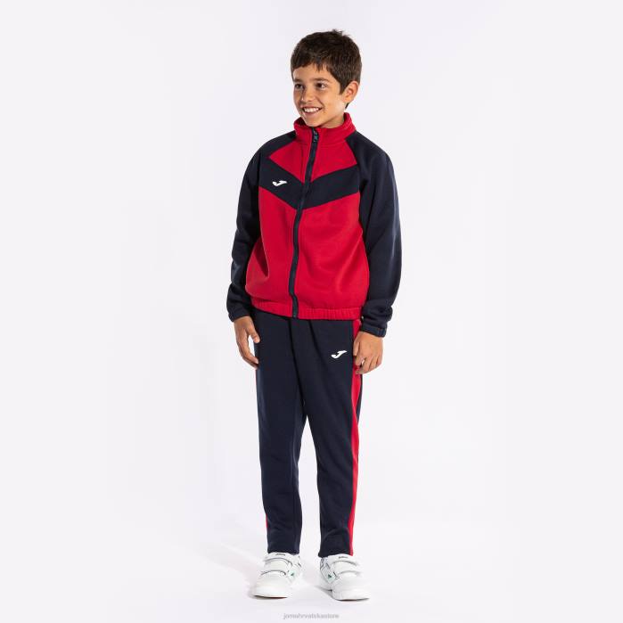 hr Joma trenirka dječačka pruga tamnoplava crvena 6FVN2762
