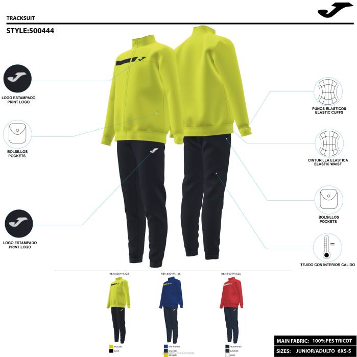 hr Joma trenirka dječak akron kraljevsko plava tamnoplava 6FVN2677