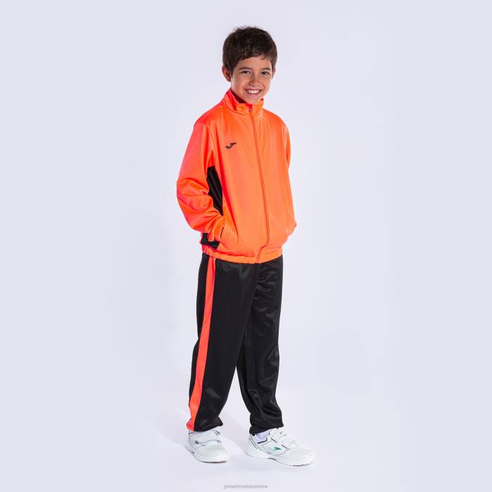 hr Joma trenirka dječak blizanac fluorescentna koraljna crna 6FVN2807