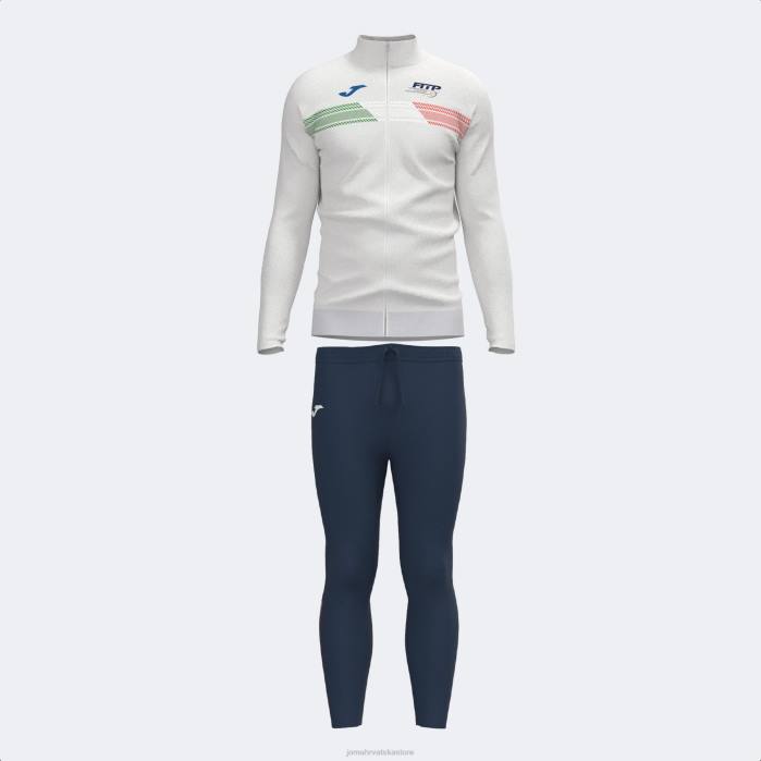 hr Joma trenirka talijanski teniski i padel savez bijela tamnoplava 6FVN575
