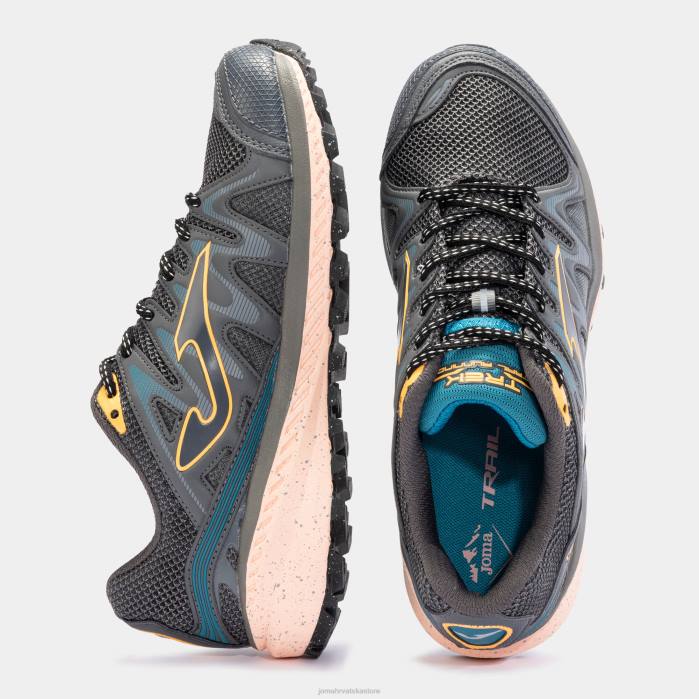 hr Joma tenisice za trail trčanje tk.trek 23 kaki losos 6FVN2418 žene