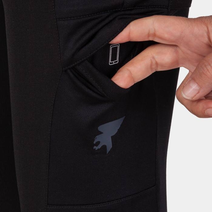 hr Joma istraživač dugih hlača crno 6FVN2277 žene
