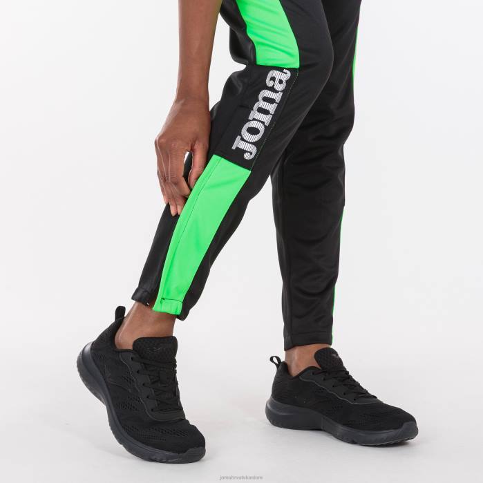 hr Joma prvenstvo u dugim hlačama iv crna fluorescentno zelena 6FVN4014 žene
