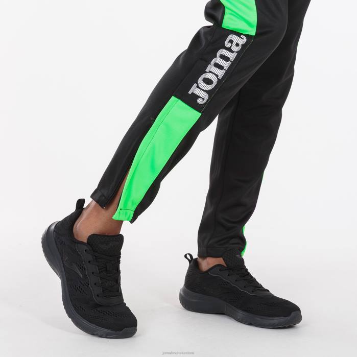 hr Joma prvenstvo u dugim hlačama iv crna fluorescentno zelena 6FVN4014 žene