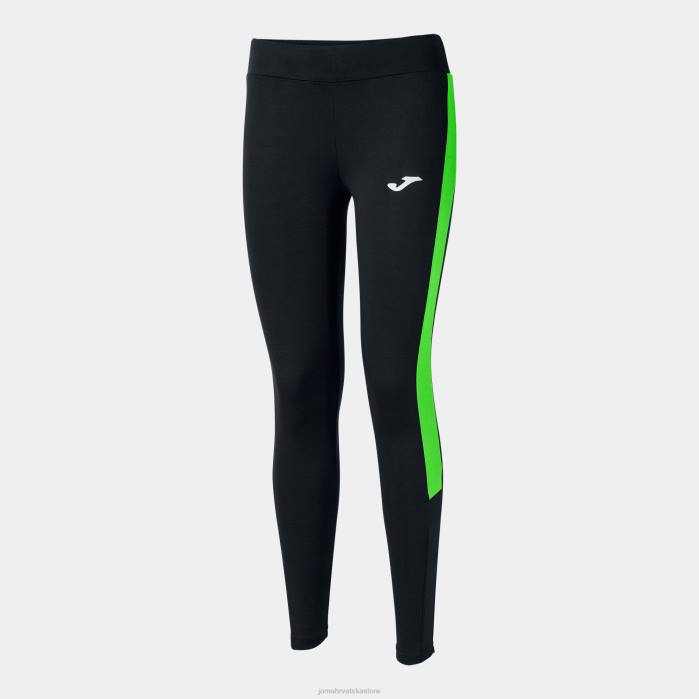 hr Joma eko prvenstvo u dugim tajicama crna fluorescentno zelena 6FVN2573 žene