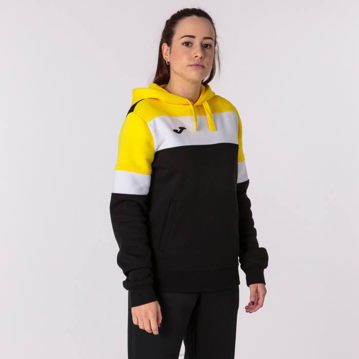 hr Joma ekipa džempera s kapuljačom iv crno žuto bijelo 6FVN2309 žene