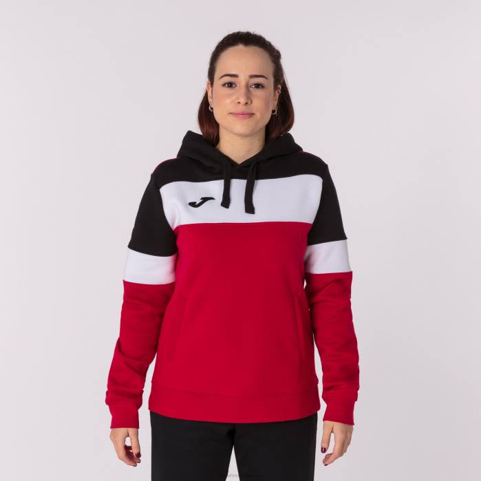 hr Joma ekipa džempera s kapuljačom iv crveno crno bijelo 6FVN2260 žene