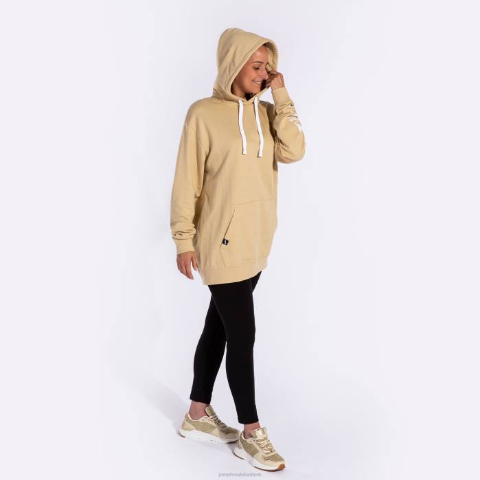 hr Joma pulover s kapuljačom urbana ulica bež 6FVN3748 žene