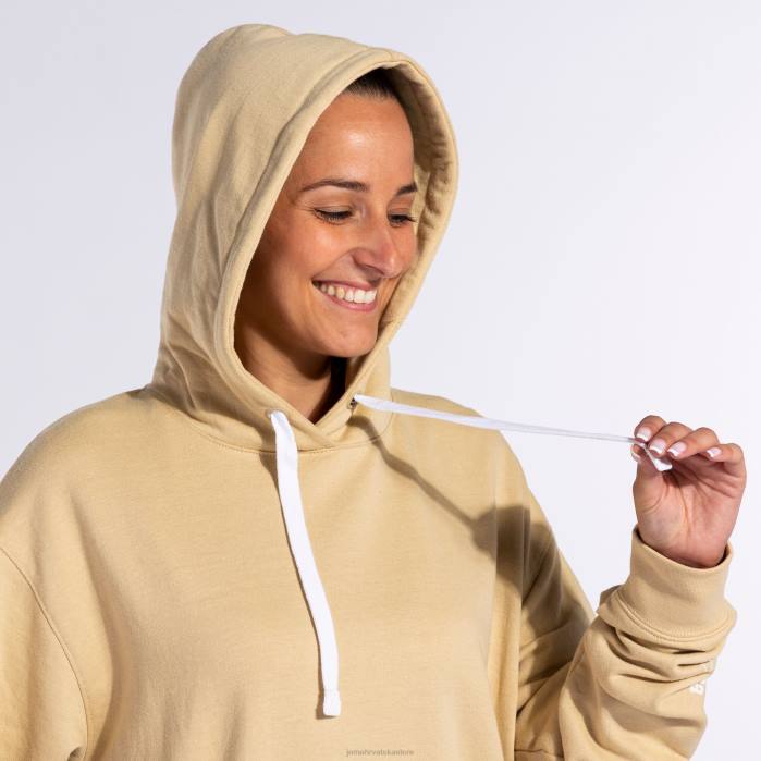 hr Joma pulover s kapuljačom urbana ulica bež 6FVN3748 žene