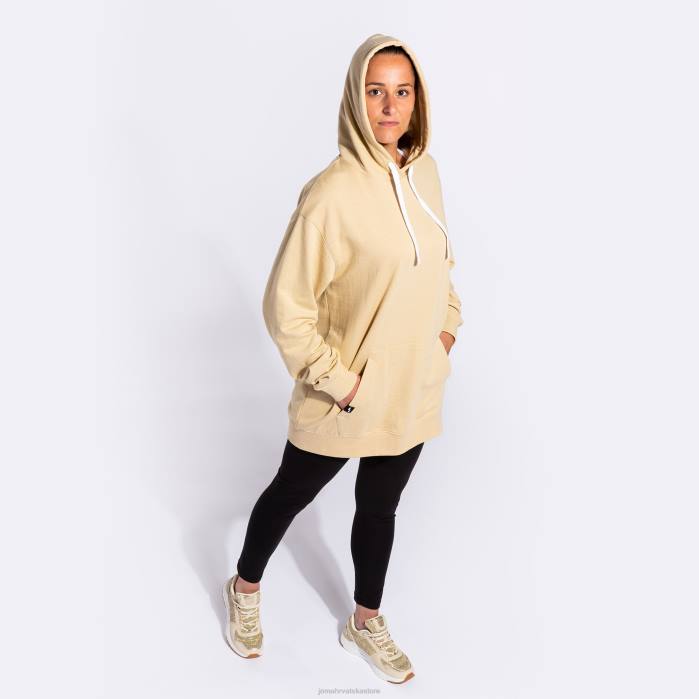 hr Joma pulover s kapuljačom urbana ulica bež 6FVN3748 žene