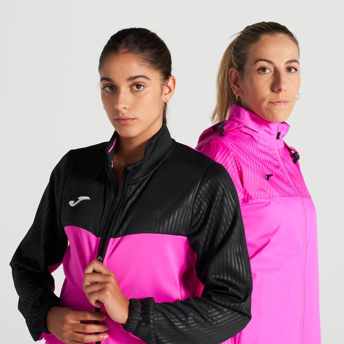 hr Joma jakna montreal fluorescentno ružičasto crna 6FVN3999 žene