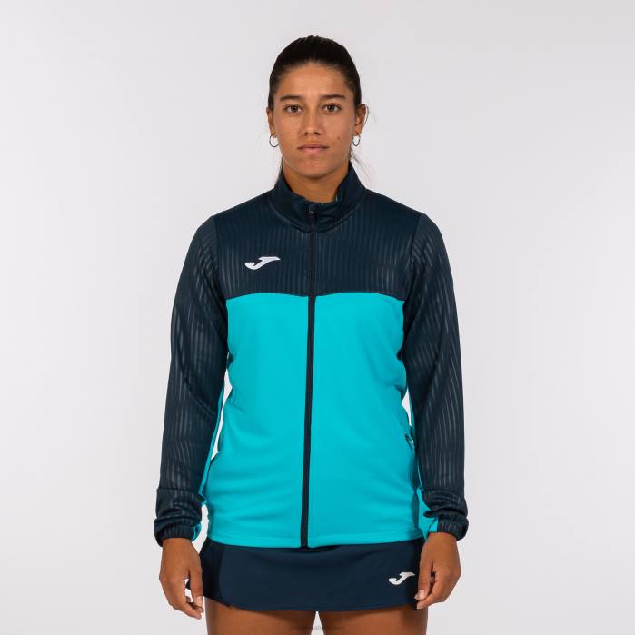 hr Joma jakna montreal fluorescentno tirkizno tamnoplava 6FVN2620 žene